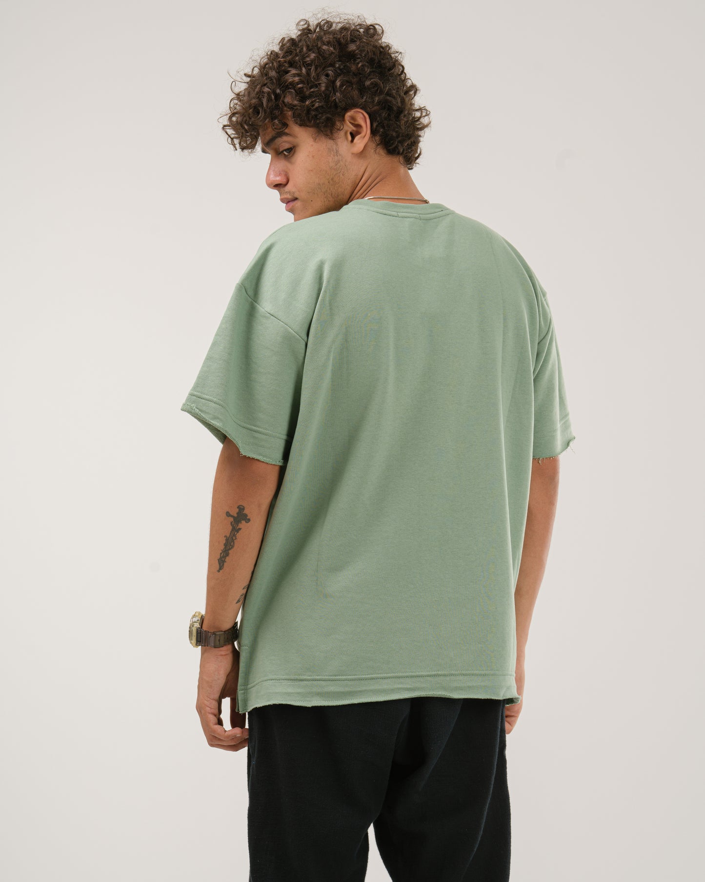 Oversized Butterfly T-Shirt - Mint Green