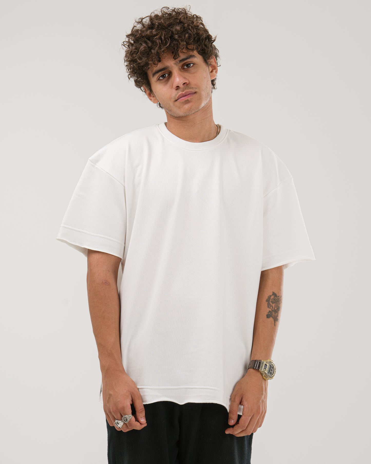 Oversized Extinct Beast T-Shirt - White