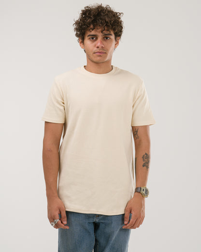 Beige Crew Neck T-Shirt