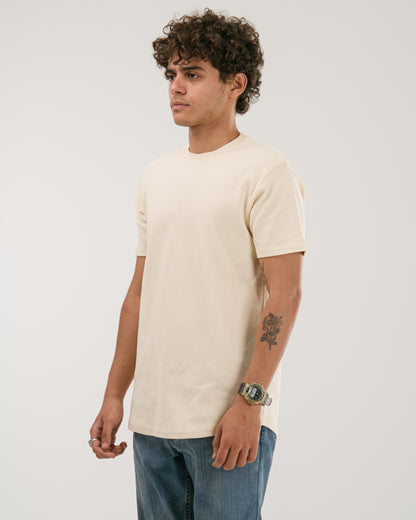 Beige Crew Neck T-Shirt